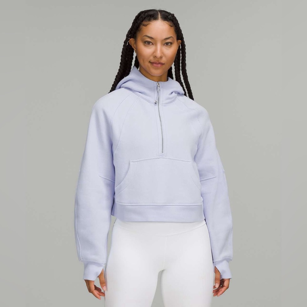 Lululemon Oversized Half Zip Scuba Pastel Blue